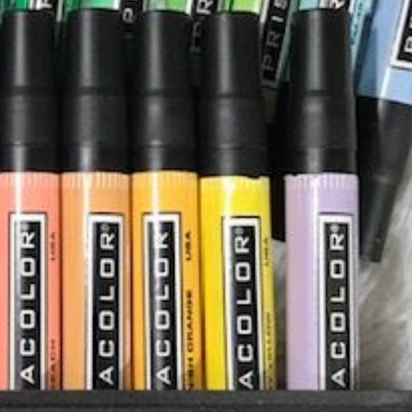 Prismacolor 23ct Double-End Markers w/Hardcase (3) 8x10 Canvas (1) 11x14 Canvas - Picture 8 of 13